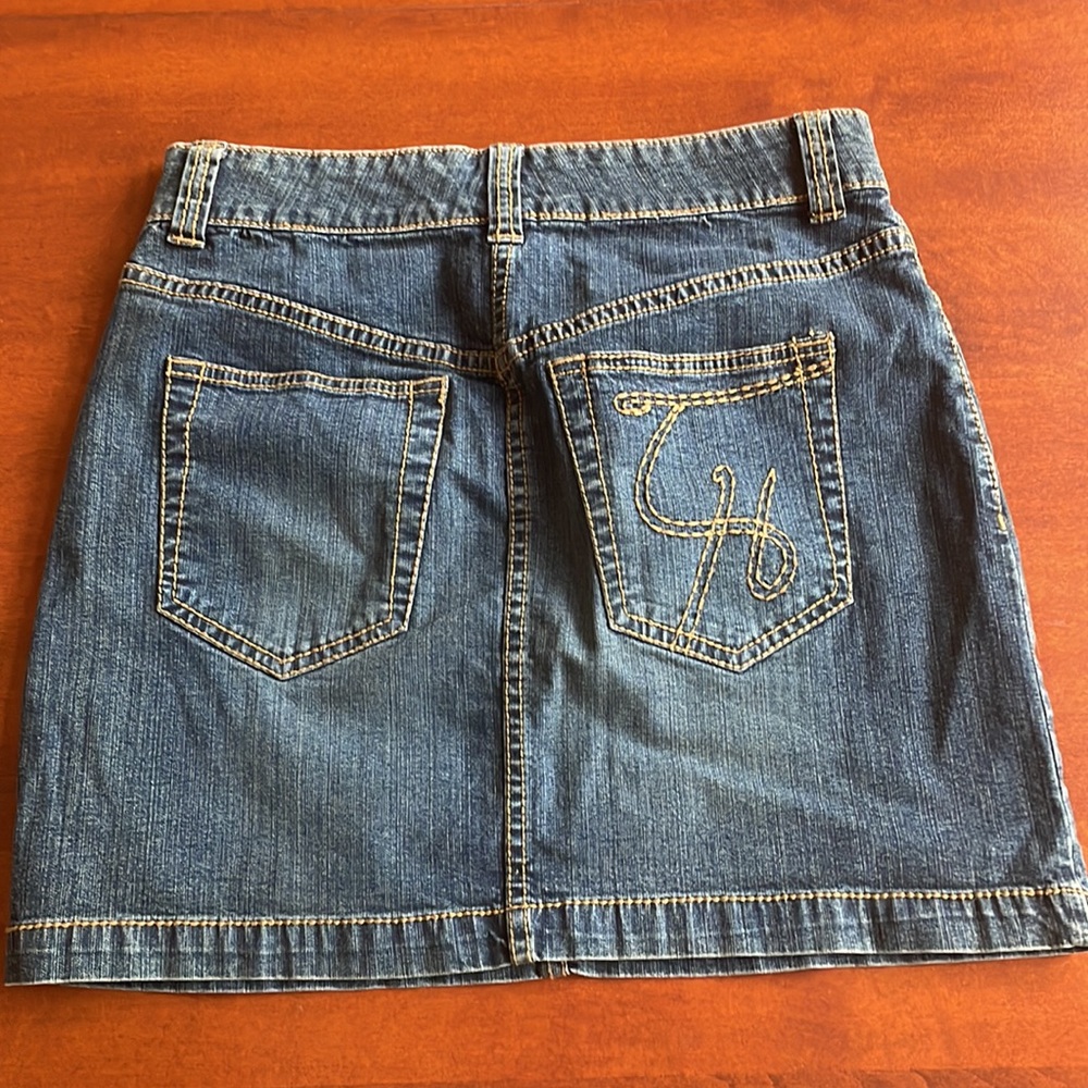 Tommy Hilfiger Y2k Denim Mini 6 Skirt